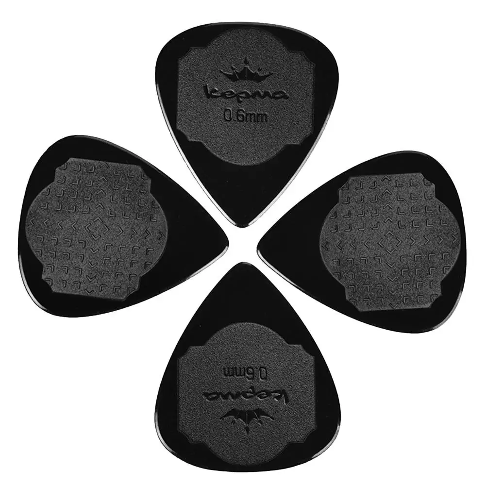 5 шт. нескользящий нейлоновый медиатор черного и белого цвета для акустической