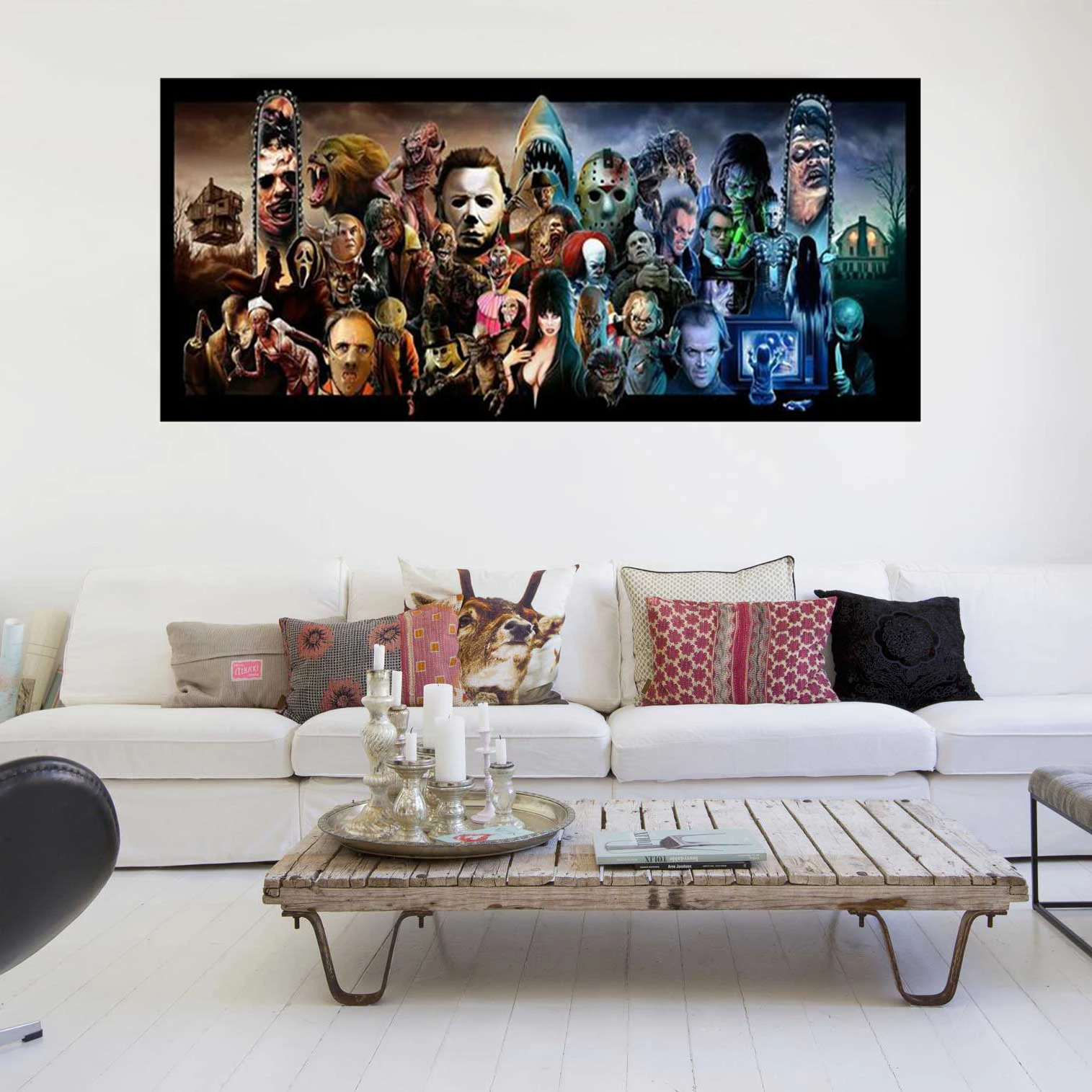 Полноразмерная Алмазная 5D картина сделай сам постер фильма ужасов алмазная