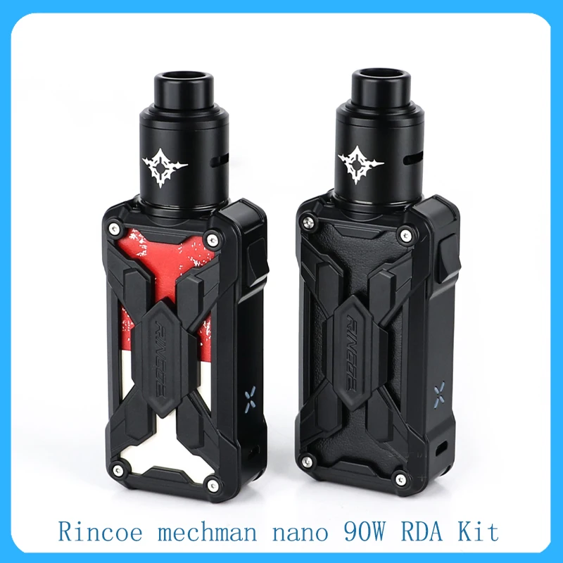 Оригинальный Rincoe mechman nano 90 Вт RDA комплект питание от 18650 батареи с 810 Pom капельного
