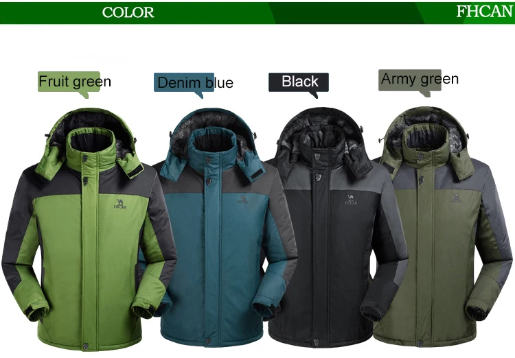 Winter Fleece Military Hiking Jackets Men Windproof Waterproof Outdoor Warm Rain Coat Male Hiking Camping Trekking Skiing Jacket