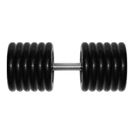Гантель Original FitTools 61 кг черная неразборная (G61)|Гантели| |