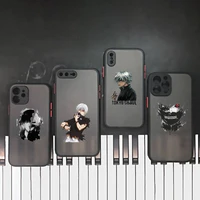 tokyo ghoul suave anime phone case matte transparent for iphone 7 8 11 12 plus mini x xs xr pro max cover