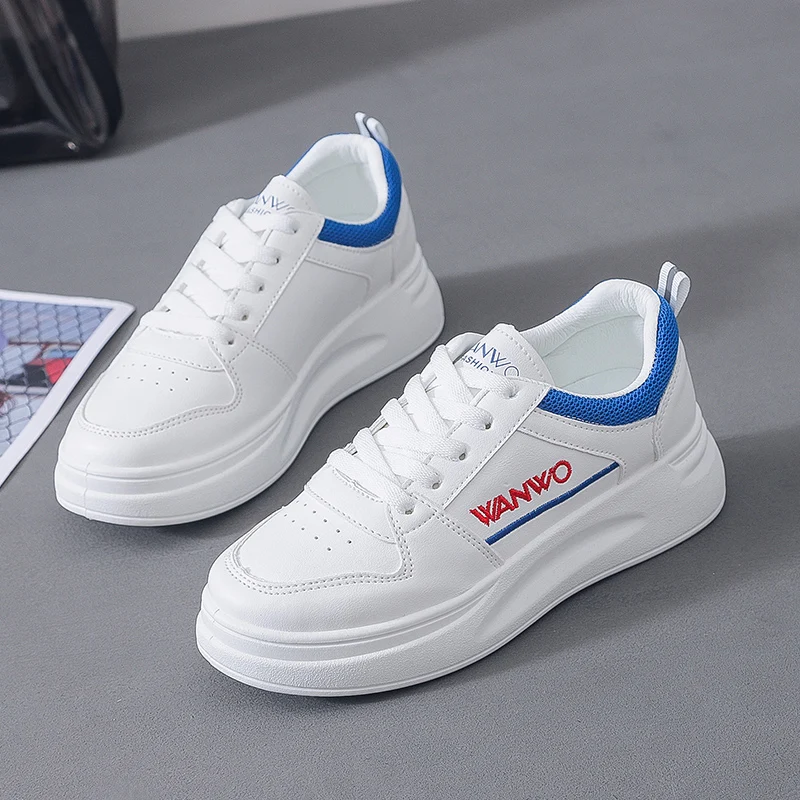 

Small white shoes women's 2021 autumn new ins thick soled student board shoes leisure sports white shoes Korean version