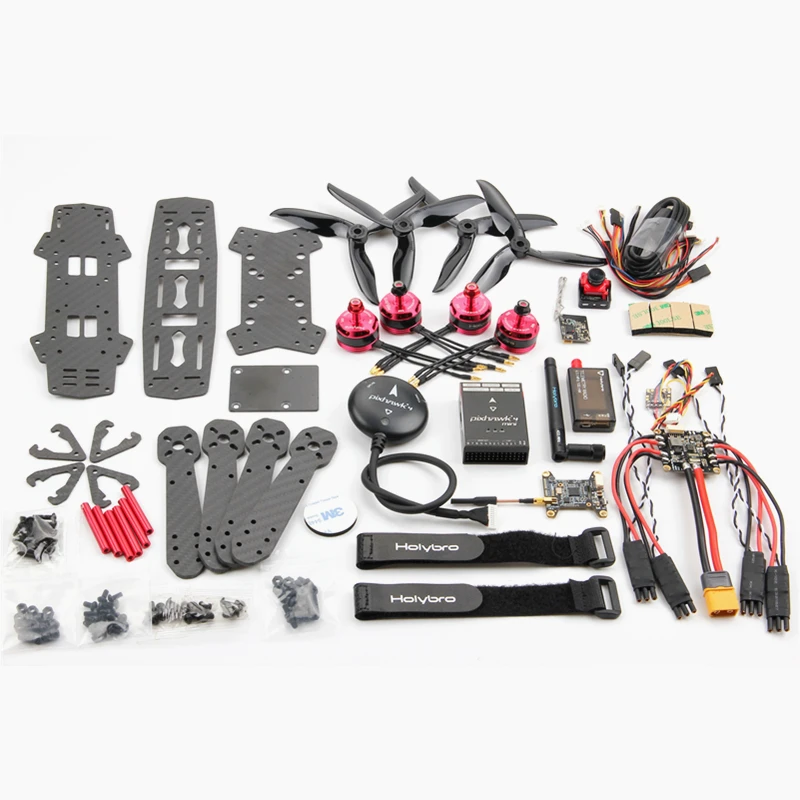 

HolyBro QAV250 Multicopter Frame Kit With Pixhawk4 Mini Flight Control For Rc Fpv Quadcopter / Rc Racing Drone Accessories