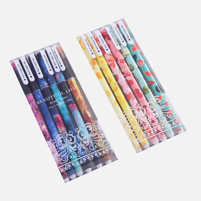 EZONE 6 шт. школьные канцелярские принадлежности креативные гелевые ручки мм 0 5
