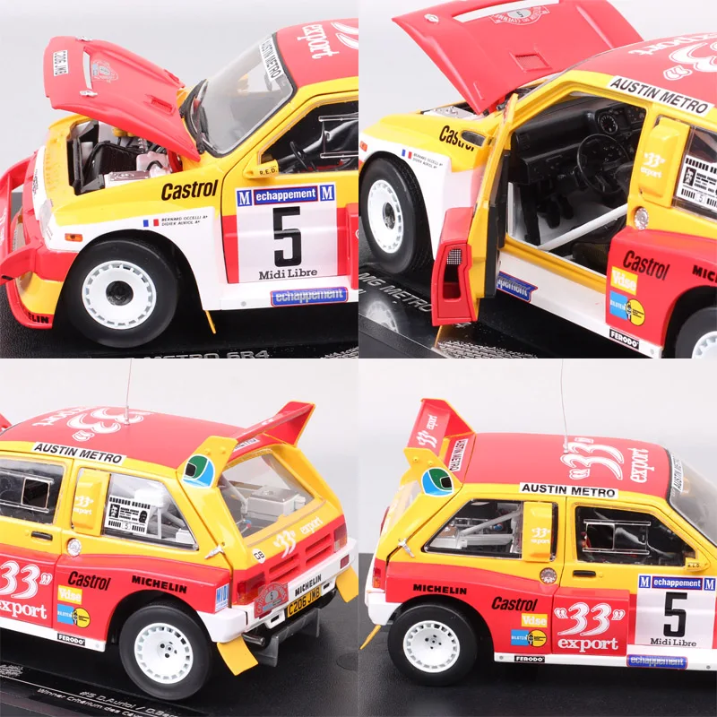 От солнца Детский Star супермини Остин MG Metro 6R4 #5 критерий des Cevennes 1986 литая модель