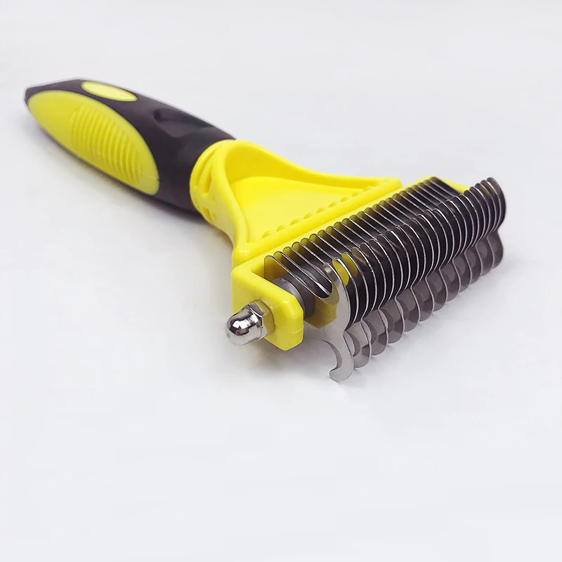 Расческа для кошек и собак Новая двухсторонняя профессиональная расческа из