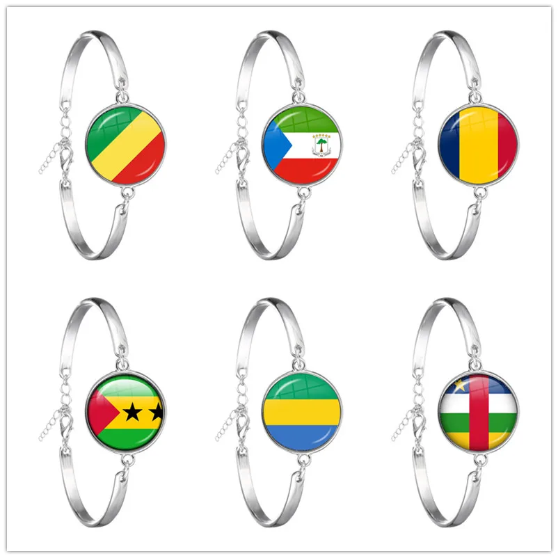 Чад Центральноафриканский Экваториальная Гвинея габонский Конго флаг Сан-Томе и