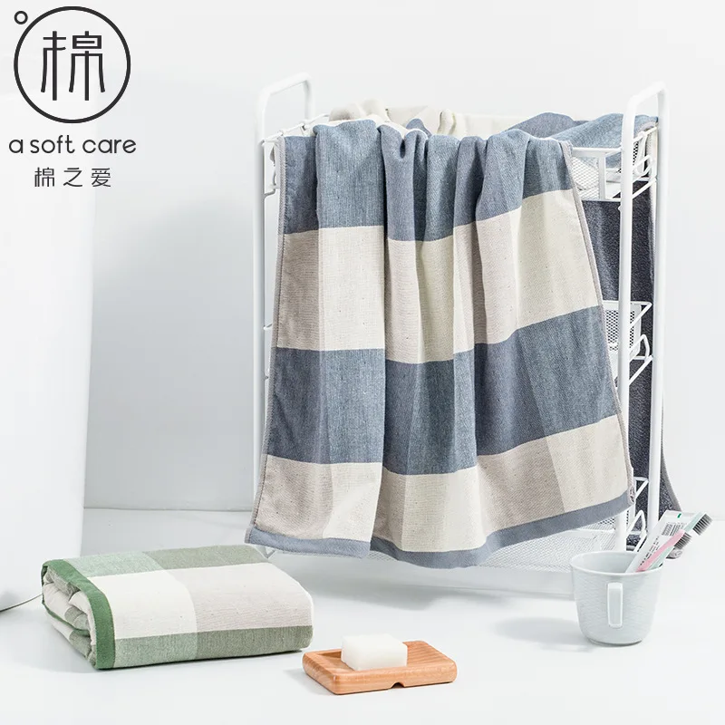 

2pcs Beach Large Adults Cotton Bath Towel Set Quick-drying Soft Microfiber Hand Hair Towel Face Toallas Bathroom Set BW50YJ