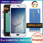 10 шт.лот оригинальный 5,0 ''Super AMOLED ЖК-дисплей дигитайзер Замена для Samsung Galaxy J5 2015 J500 J500F запасные части
