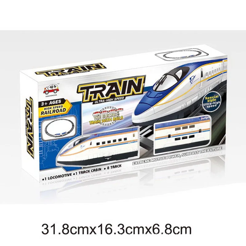 

Simulation High-speed Rail Electric Long Track Small Train Set Scene Model DIY Assembly Parent-child Interactive Toy Boy Gift