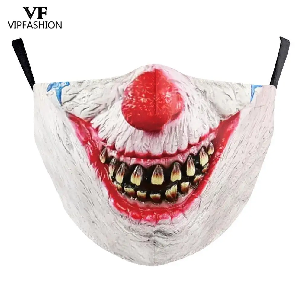 VIP модные смешные для взрослых и детей гримаса клоун уход за кожей лица 3d печати
