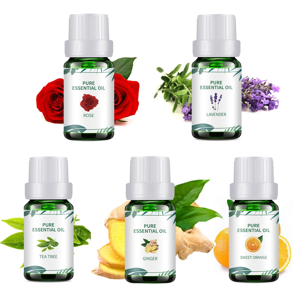 

Natural Plant Essential Oil Rose Lavender Ginger Oil for Scrape Therapy Improve Sleep Relax SPA Body Massage Oils Skin Care