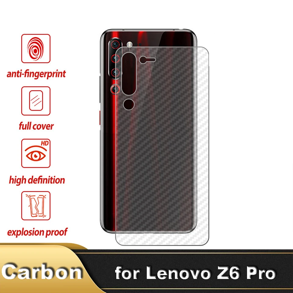 Задняя защитная пленка для lenovo Z6 Pro Матовая Мягкая наклейка из углеродного волокна защитная пленка из углеродного волокна для lenovo Z6 Pro пленка