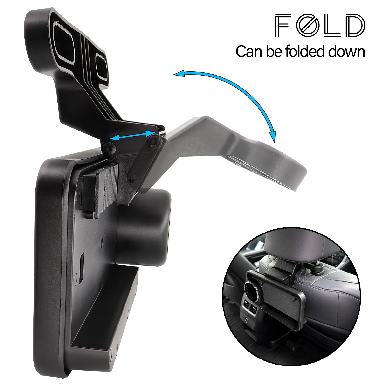 car seat back organizer car storage organizer foldable table tray travel storage auto accessories drink cup holder phone mount free global shipping