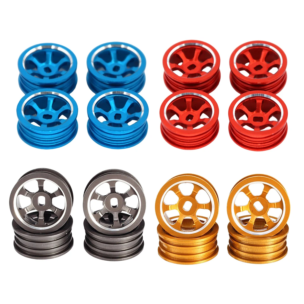 0 8 &quotметаллический RC обод колеса Набор для WLtoys 1/28 все модели P929 P939
