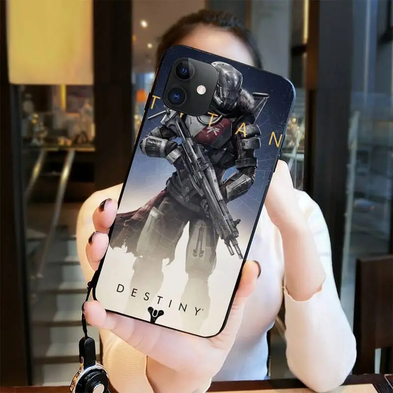 Чехол для телефона CUTEWANAN Shooting game Destiny 2 из мягкого силикона и ТПУ iPhone 11 pro XS MAX 8 7 6 6S