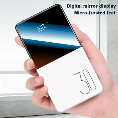 Внешний аккумулятор на 30000 мА · ч портативная Внешняя батарея быстрая