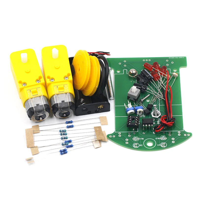 

D2-1 DIY Kit Intelligent Tracking Line Smart Car Kit TT Motor Electronic DIY Kit Smart Patrol Automobile Parts DIY Electronic