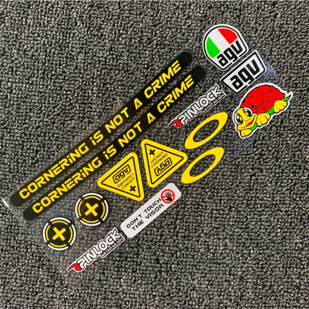 Светоотражающие наклейки для AGV SHOEI HJC Arai LS2 EVO JDM3M стильная наклейка автомобиля