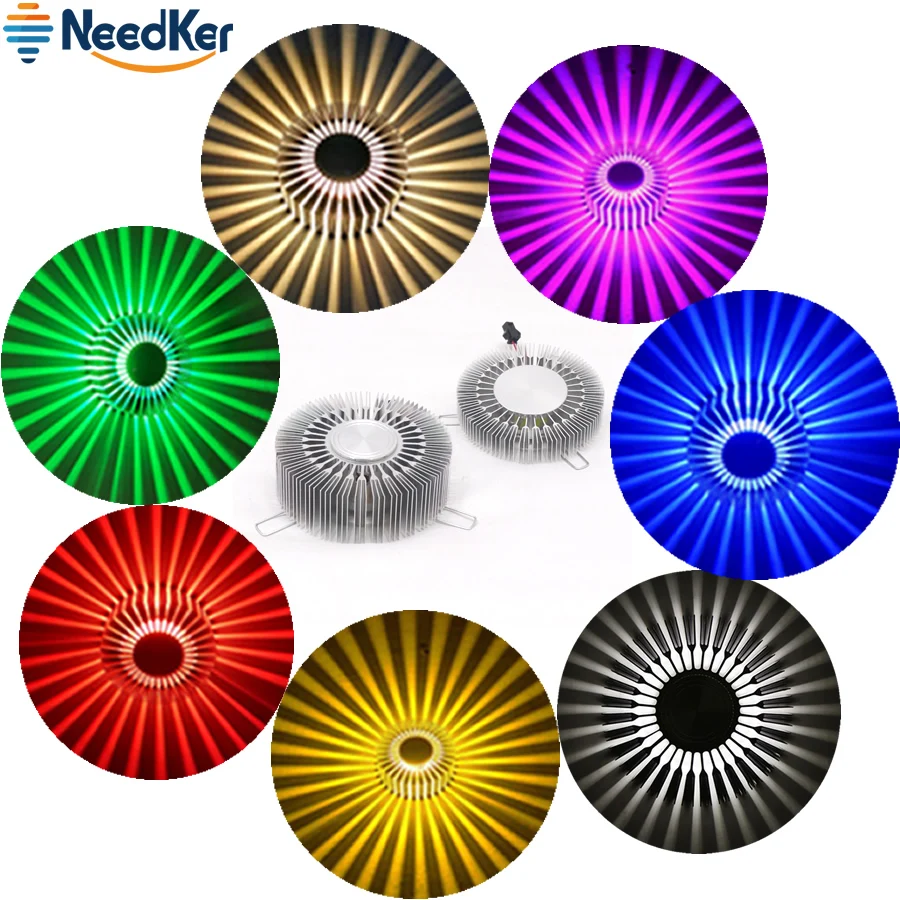 Светодиодный настенный светильник в виде подсолнуха Современная комнатная