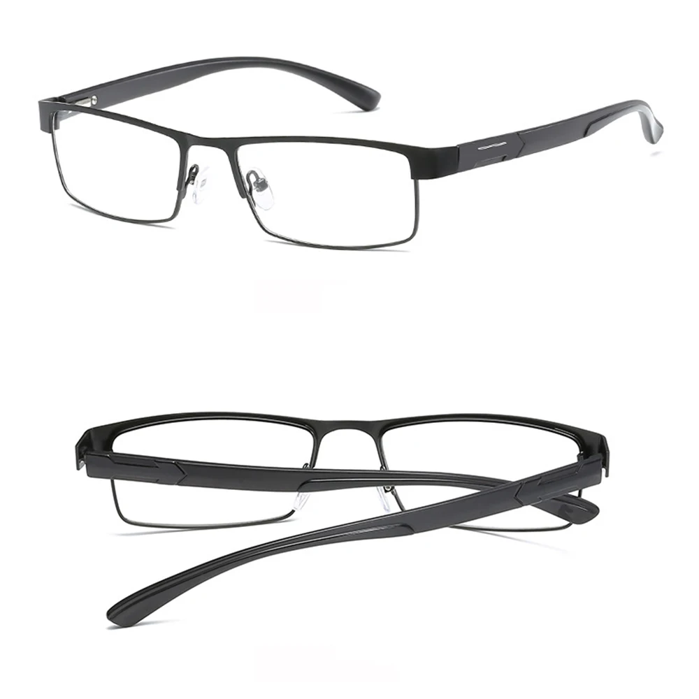 Очки для чтения кошачий глаз мужчин и женщин из металлического сплава в деловом