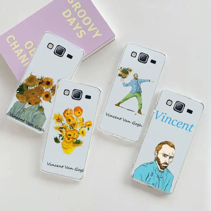 

Vincent Van Gogh art Phone Case Transparent For Samsung Galaxy A S 8 9 10 12 20 21 40 50 52 51 70 71 2019 fe 5g ultra plus