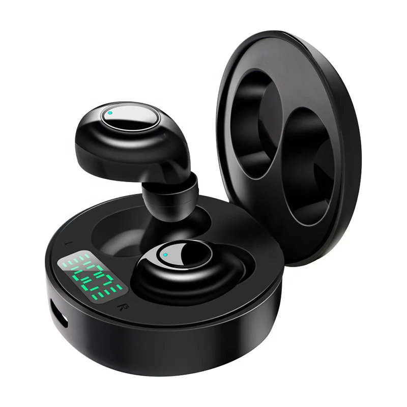 J1 наушники вкладыши TWS Bluetooth V5.0 Беспроводной светодиодный Мощность Дисплей мини