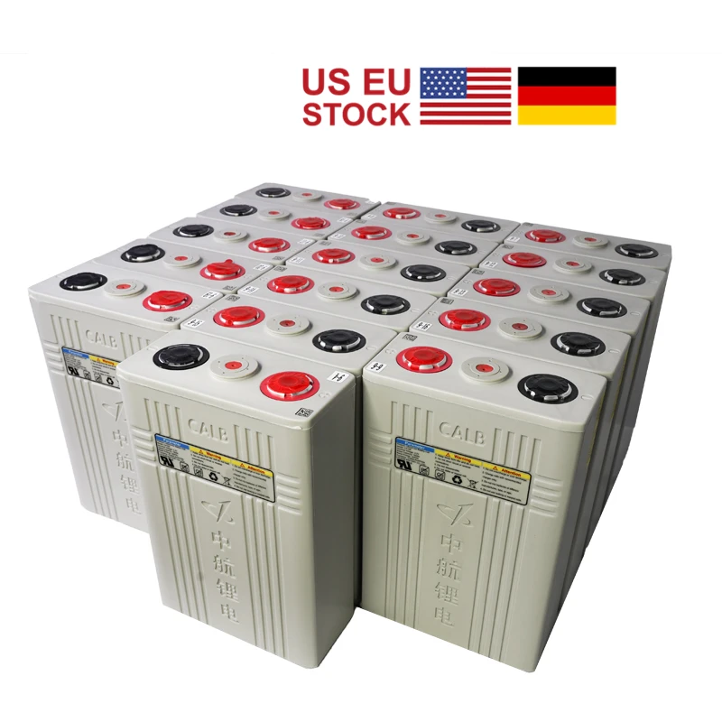 16 шт. 3 2 v 100ah Перезаряжаемые Класс в Calb LIFEPO4 Батарея клетки CA100 Пластик 12v400AH 24V200AH