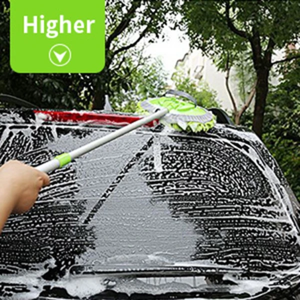 2 в 1 щетка для мытья автомобиля с длинной ручкой шенилл микрофибра удлинитель