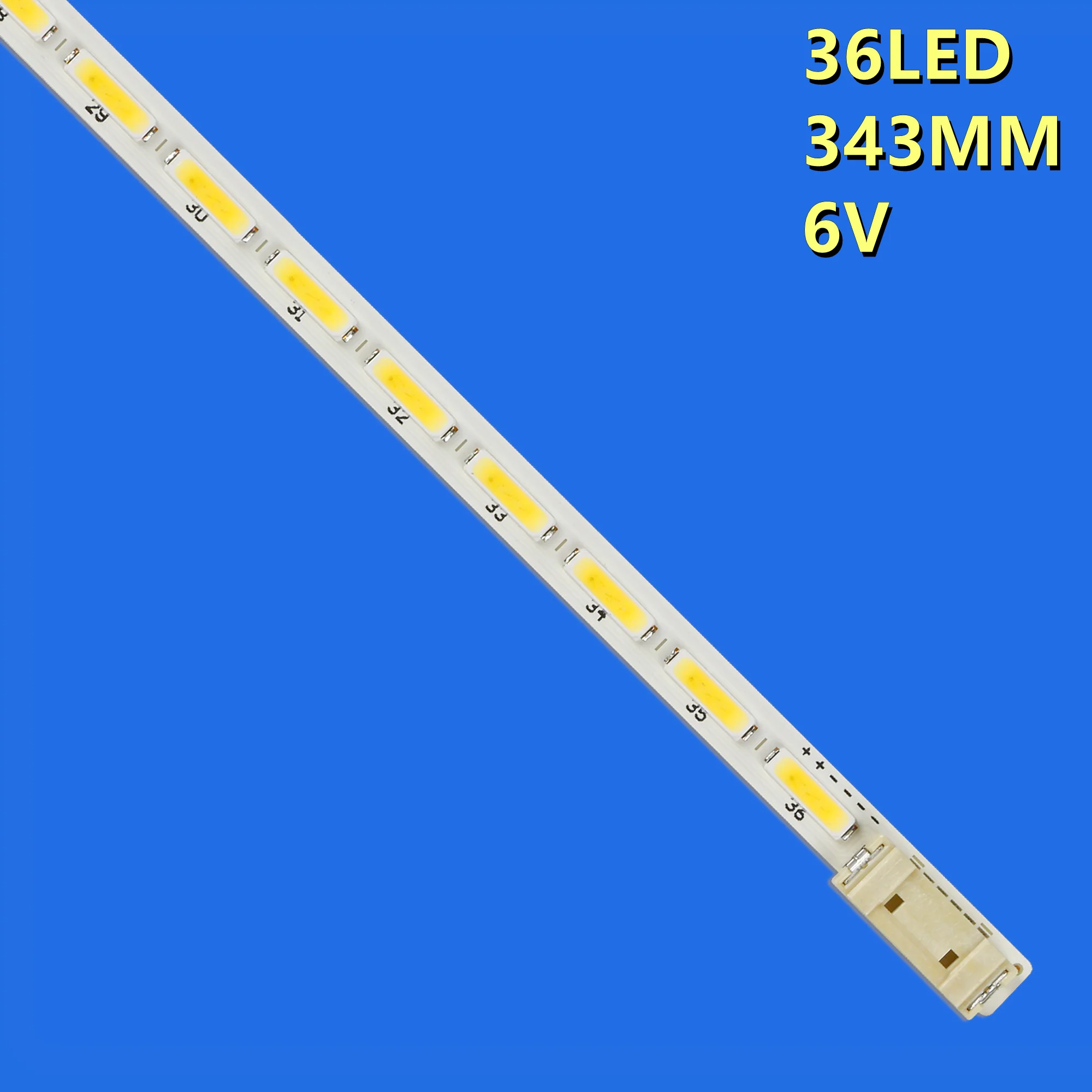 

6V LED strip 36leds For Samsung 27" TV M3LE-270SM0-R0 M3LE-270SM0-R2 S27E360H S27D360H S27D390H LS27E390HS CY-MH270BGLV1V