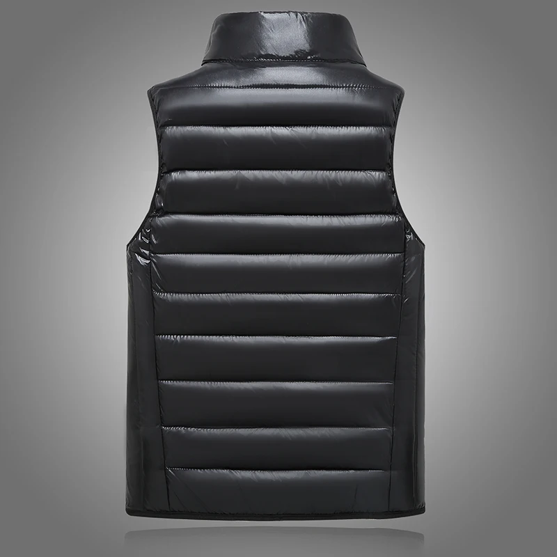 

2017 NEW Men's Sleeveless Vest Homme Winter Casual Coats Male Cotton-Padded Men's Warm stand Collar Vest Men Waistcoat L-4XL