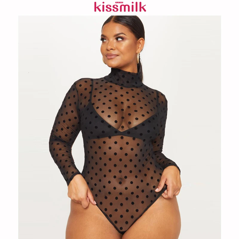 Kissmilk новые модные повседневные женские большие размеры элегантные Большие