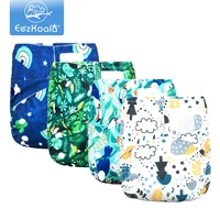 eezkoala new patten os fast dry sude cloth pocket diapers hook loop baby nappy washable adjustable cloth diapers baby nappy