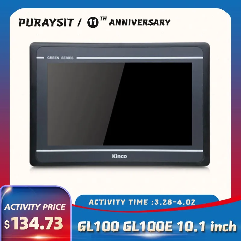 

Kinco GL100 GL100E HMI Touch Screen 10.1 inch 1024x600 Ethernet 1 USB Host new Human Machine Interface RS232 RS422 RS485