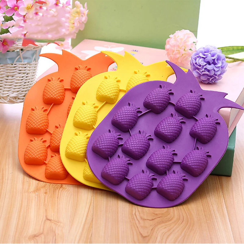 Ананас для шоколада из силикона в форме мыла сладкие конфеты сахарное желе лоток