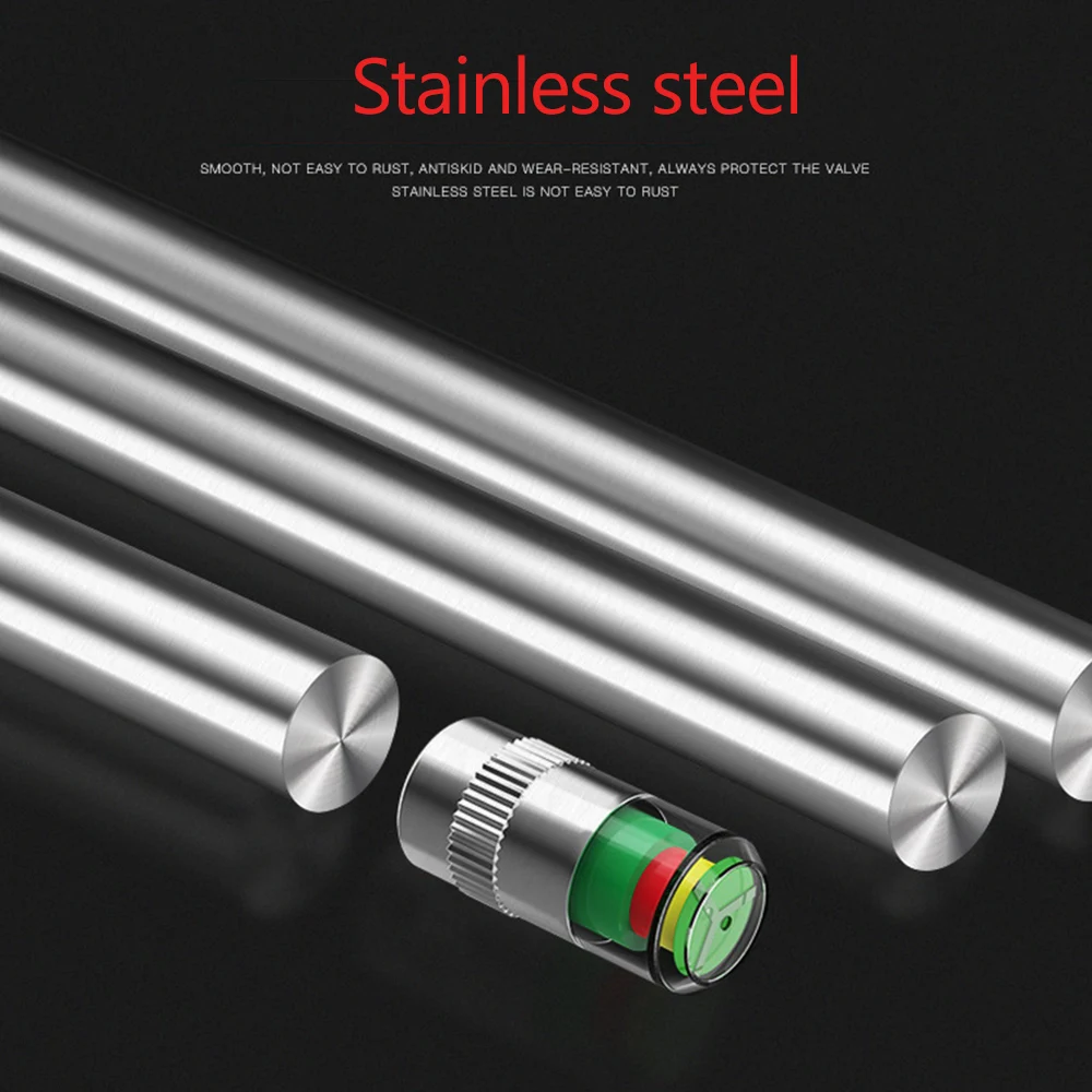 Монитор давления в шинах автомобиля 2 4 Бар колпачок клапана датчик индикатор 3