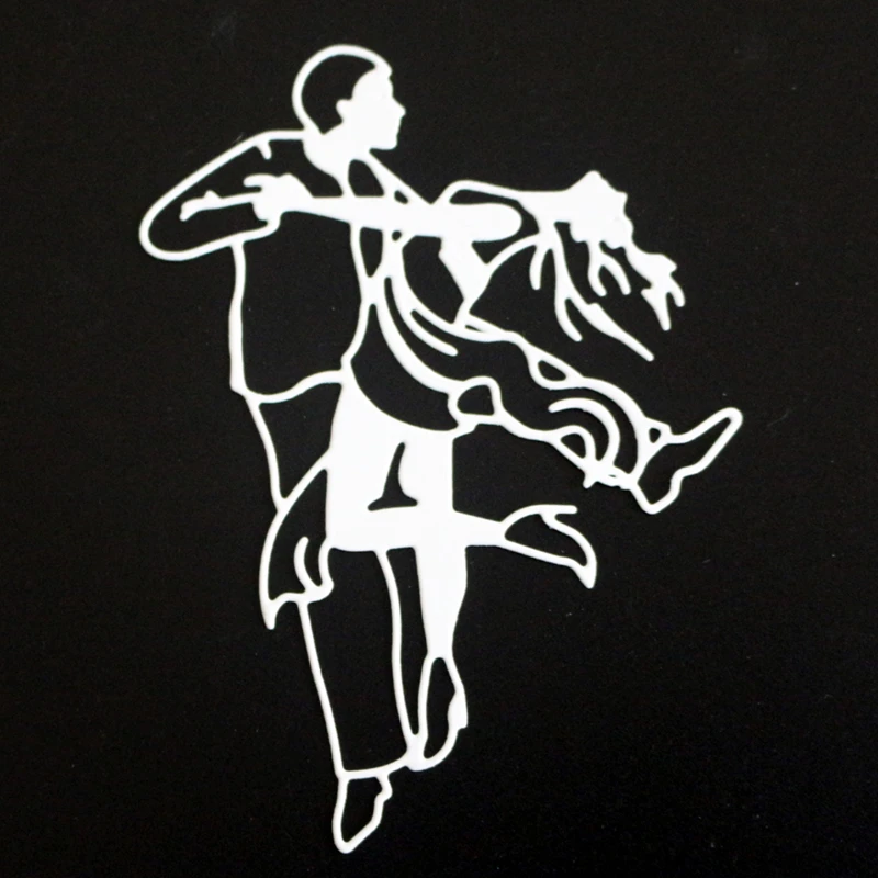 YINISE металлические режущие штампы для трафареты скрапбукинга любовь танцор