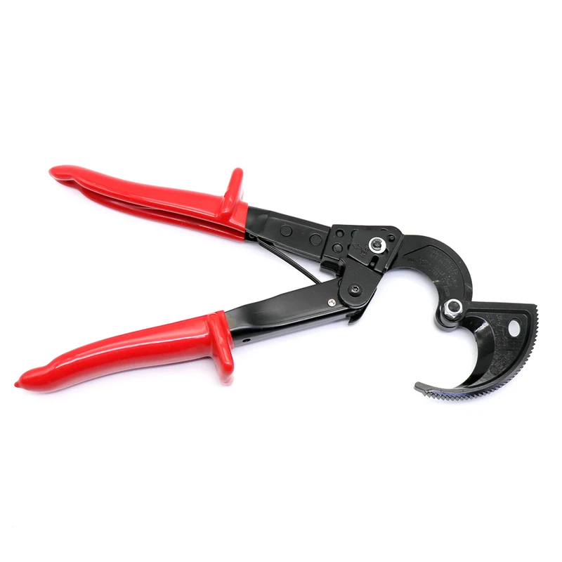 Сверхмощный резак с храповым механизмом для резки кабеля до 240 мм2 ручной