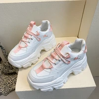 platform sneakers women casual shoes fashion thick bottom ladies trainers basket femme chunky sneakers women shoes zapatillas