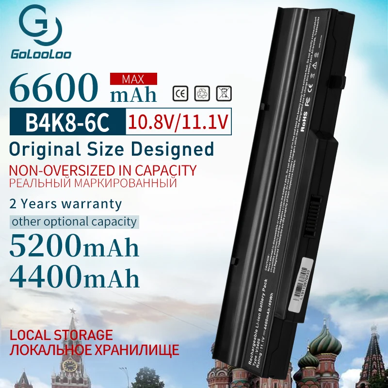 Golooloo Аккумулятор для ноутбука Fujitsu фотография|Аккумуляторы ноутбуков| |