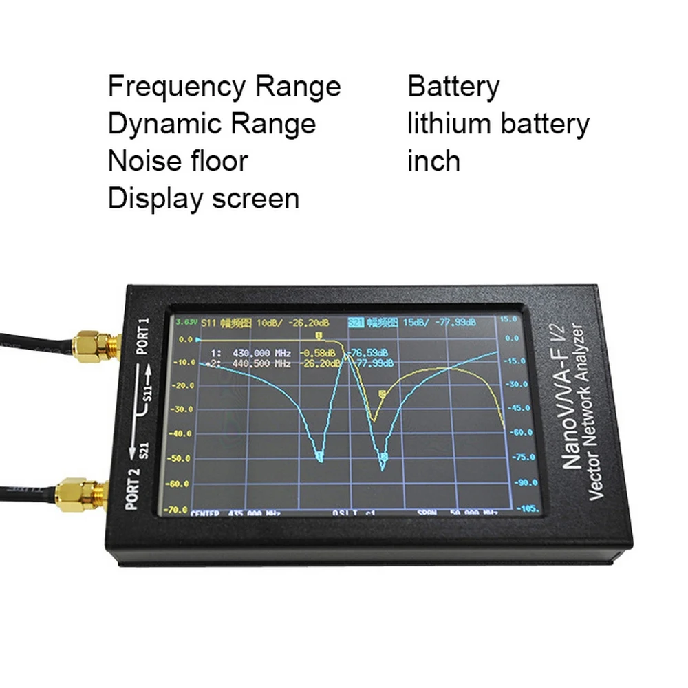 Вектор сетевой анализатор для S A 2 NanoVNA F V2 50kHz3GHz цифровой тестер HF VHF Любительская
