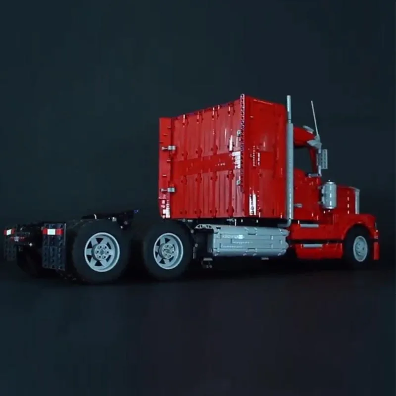 

New MOC-46978 Technic series The US Semi Truck truck tractor remote control car model plug-in building block toys for children