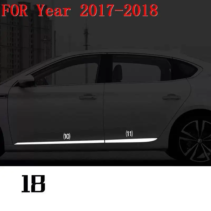 Оконный корпус автомобиля Авто Модернизированный Стайлинг модификация протектор 11 12 13 14 15 16 17 18 для Morris garaves MG 6 - Цвет: MODEL J