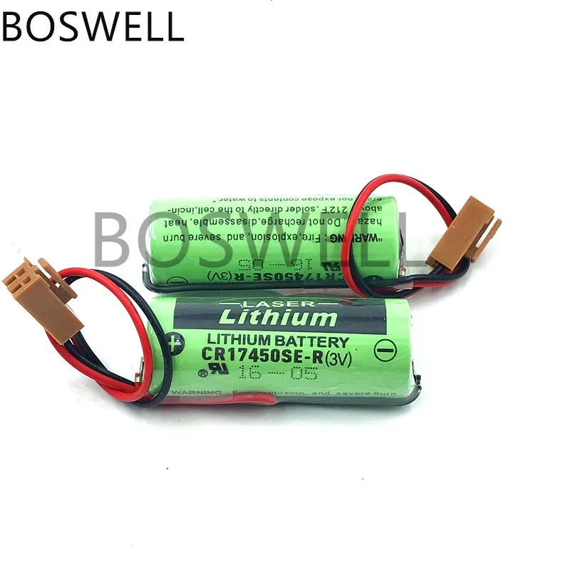 Оригинальная промышленная управляемая батарея BOSWELL Cr 17450se-r 3V fanuc PLC с вилкой
