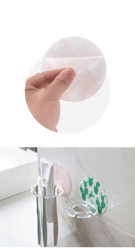 Держатели зубной пасты цветочный Ясно Электрический мультфильм Зубная щётка