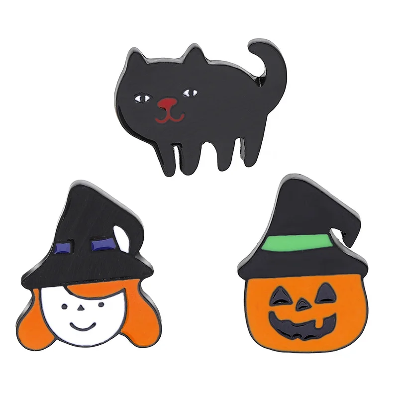 Модный эмалированный значок 1 шт. на булавке для Хэллоуина фестиваля мамы