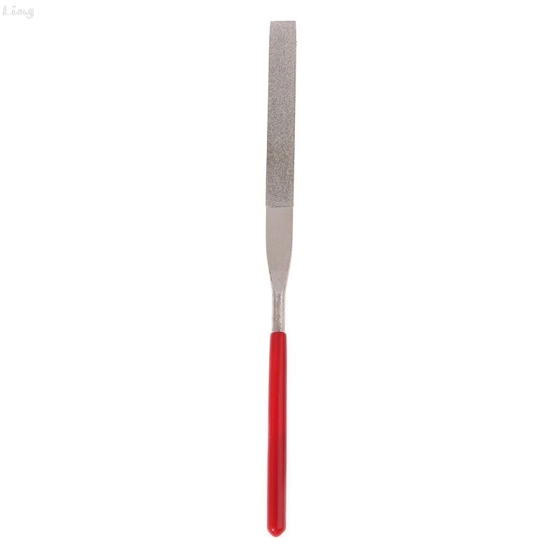 1 шт. 180 мм резиновая ручка длинное ремесло двухстороннее Алмазное покрытие