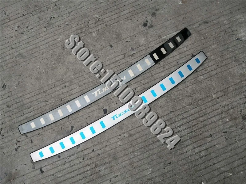 Протектор для заднего бампера из нержавеющей стали 2015 2018 Hyundai Tucson|Хромирование| |