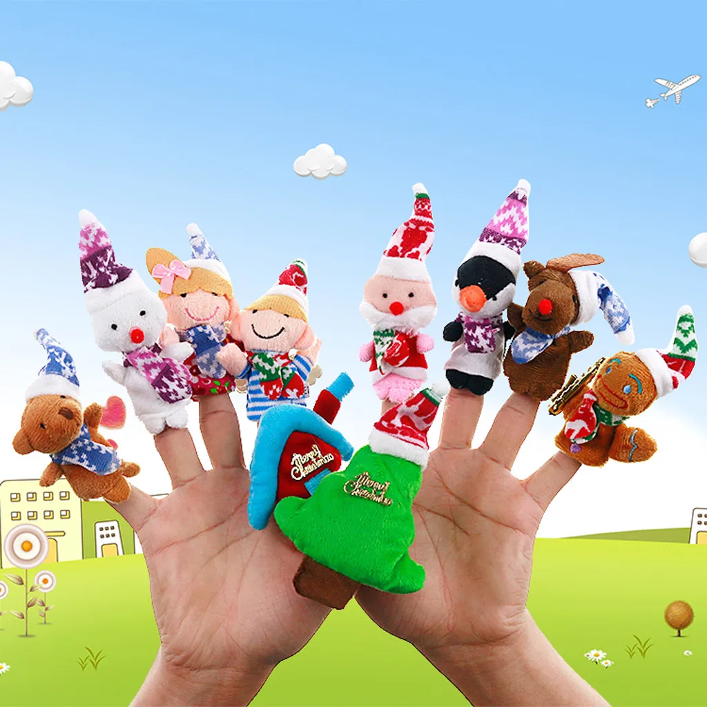 10 шт. история раз милый Рождество Санта Клаус и Друзья детские плюшевые куклы